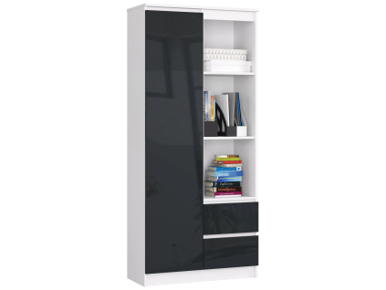 skri a rexa 80 cm biela grafit lesk 6fdbccdf
