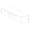rtv stol k 160 cm biela sonoma 5cba0bc3