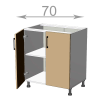 craft skrinka 70 l7082 grafit dub tabacob314b3f8