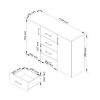 komoda kuba 45 110 cm dub sonoma 88c95806