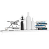 ps 5 polica 100 cm biela cfe11539