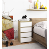 komoda clav 40 cm 4 z suvky dub biela e72400fd