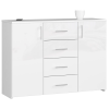 komoda torvi k 110 cm biela leskl 987666fb