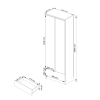 skri a rexa 60 cm biela ierna f9fc03ab
