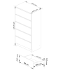 komoda kuba 60 cm 5 z suviek akryl iernaa1e5ad74