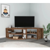 MELITTA rohový TV stolík, orech