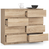 komoda kuba 120 cm 8 z suviek dub sonomad359d882