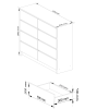 komoda kuba 120 cm 8 z suviek dub sonoma1577ff80