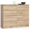 komoda kuba 120 cm 8 z suviek dub sonomaf769b3e0