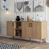 exxen trojdverov komoda dub 10062c40