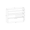 knott n stenn polica s ve iakom biela dc4b25e0