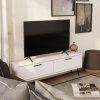 drill tv stolik na nozickach biela 2