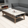 milan walnut white marble konferen n sto143a6d5b