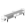milan walnut white marble tv stol k na nec08247f