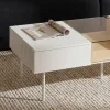 LIBA LB 07, konferecny stolik so zasuvkami, hodvabna biela dub vincenza 4