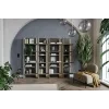 FITT FL 01L, regal lavy s osvetlenim, svetla tmava metaliza 5