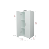 CABINET 3 dvojdverová komoda, borovica