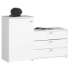 skrinka na top nky s komodou s16 biely ff32925f
